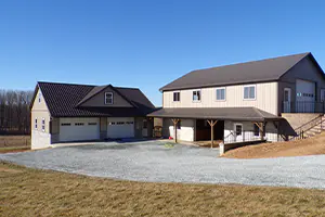 Residential Amish Garage Construction in Christiana, PA - Rossbrook Construction