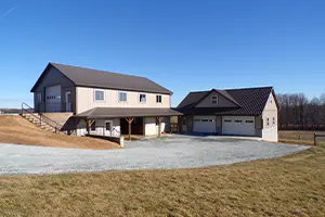 Residential Amish Garage Construction in Exton, PA - Rossbrook Construction