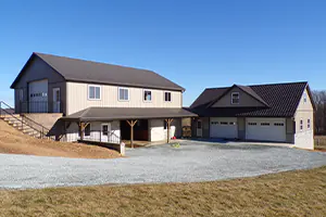 Detached Amish Garage Construction in Villanova, PA - Rossbrook Construction