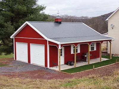 Detached Amish Garage Construction in Exton, PA - Rossbrook Construction