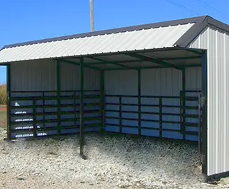 Amish Pole Barn Construction in Quinton, NJ - Rossbrook Construction Equestrian stable completed.