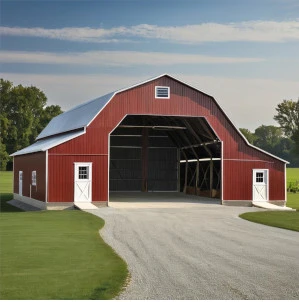 Amish Pole Barn Construction in Paulsboro, NJ - Rossbrook ConstructionLarge red pole barn